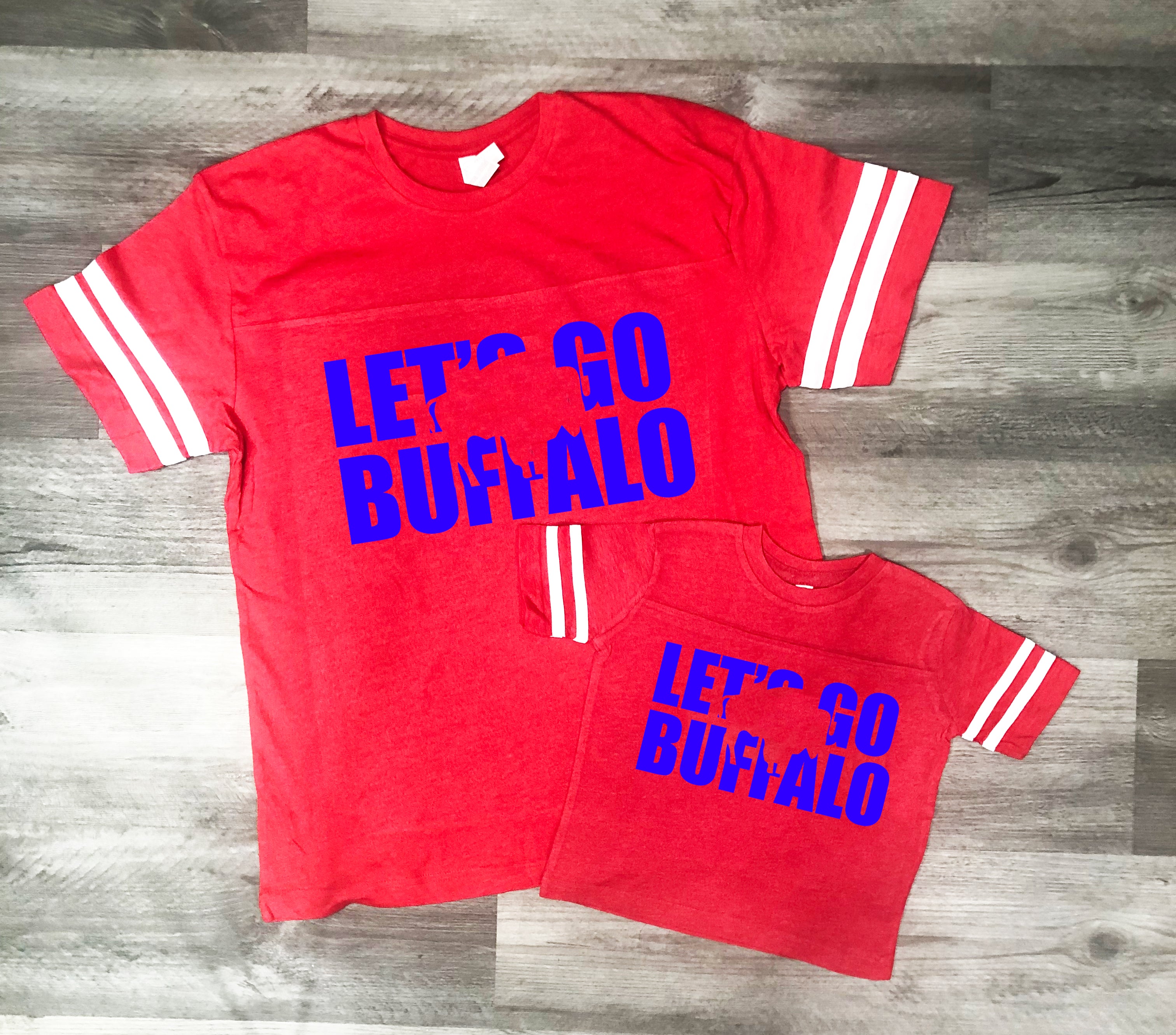 Let's Go Buffalo Knockout Family Shirts  Mommy and Me outfits – Custom  Buffalo Chic