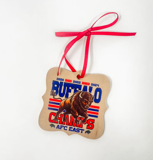 Buffalo AFC Champs Ornament