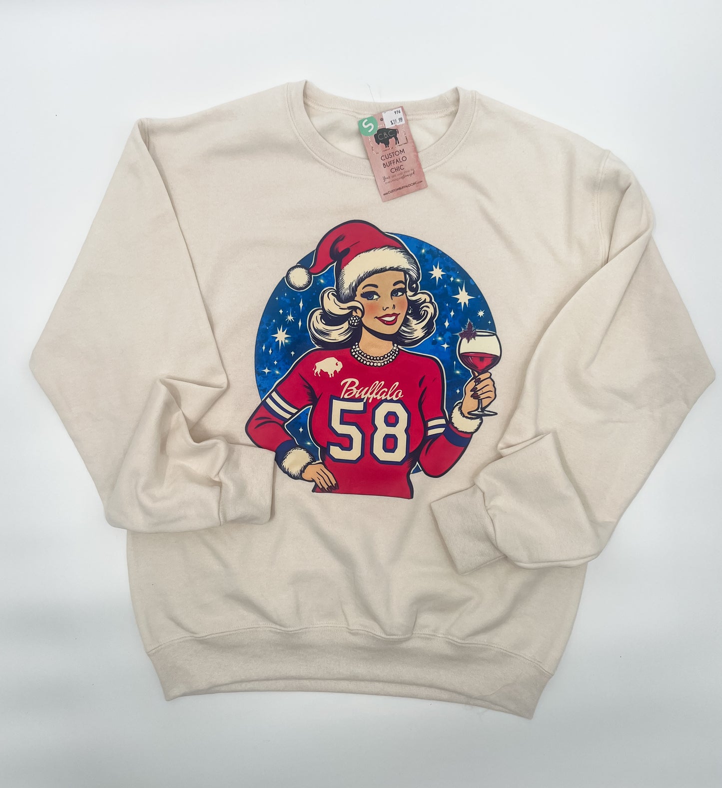 Buffalo Blondie Holiday Sweatshirt