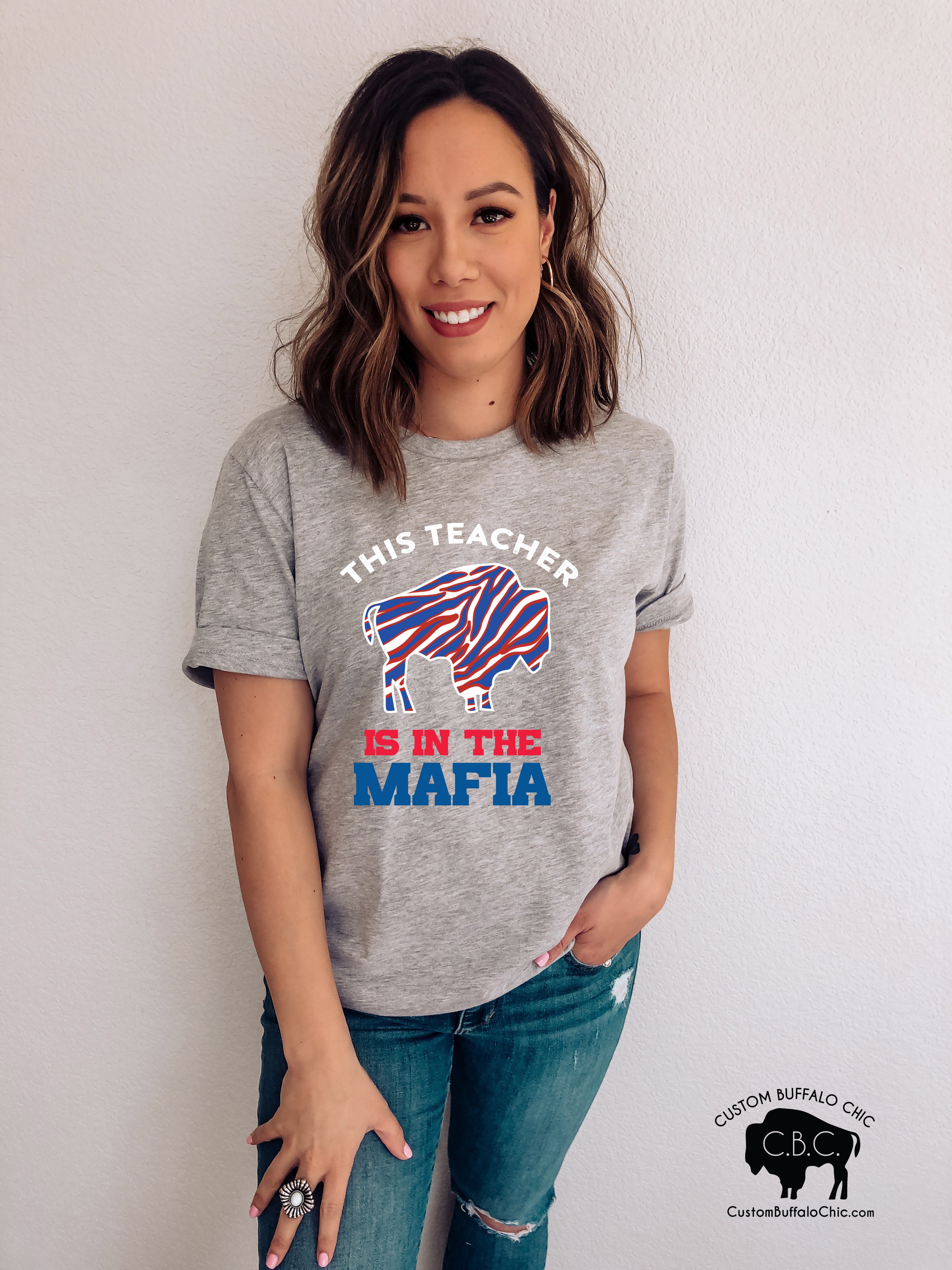 Teacher Buffalo Mafia Shirt or Sweatshirt – Custom Buffalo Chic