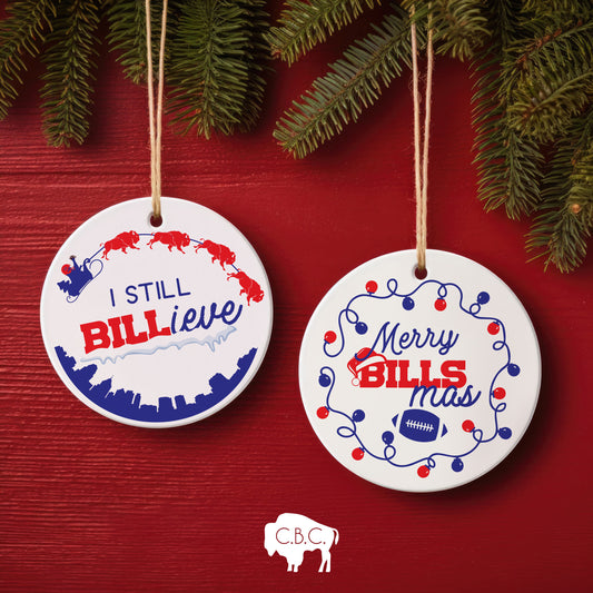 Merry Billsmas I Still Billieve Ornament