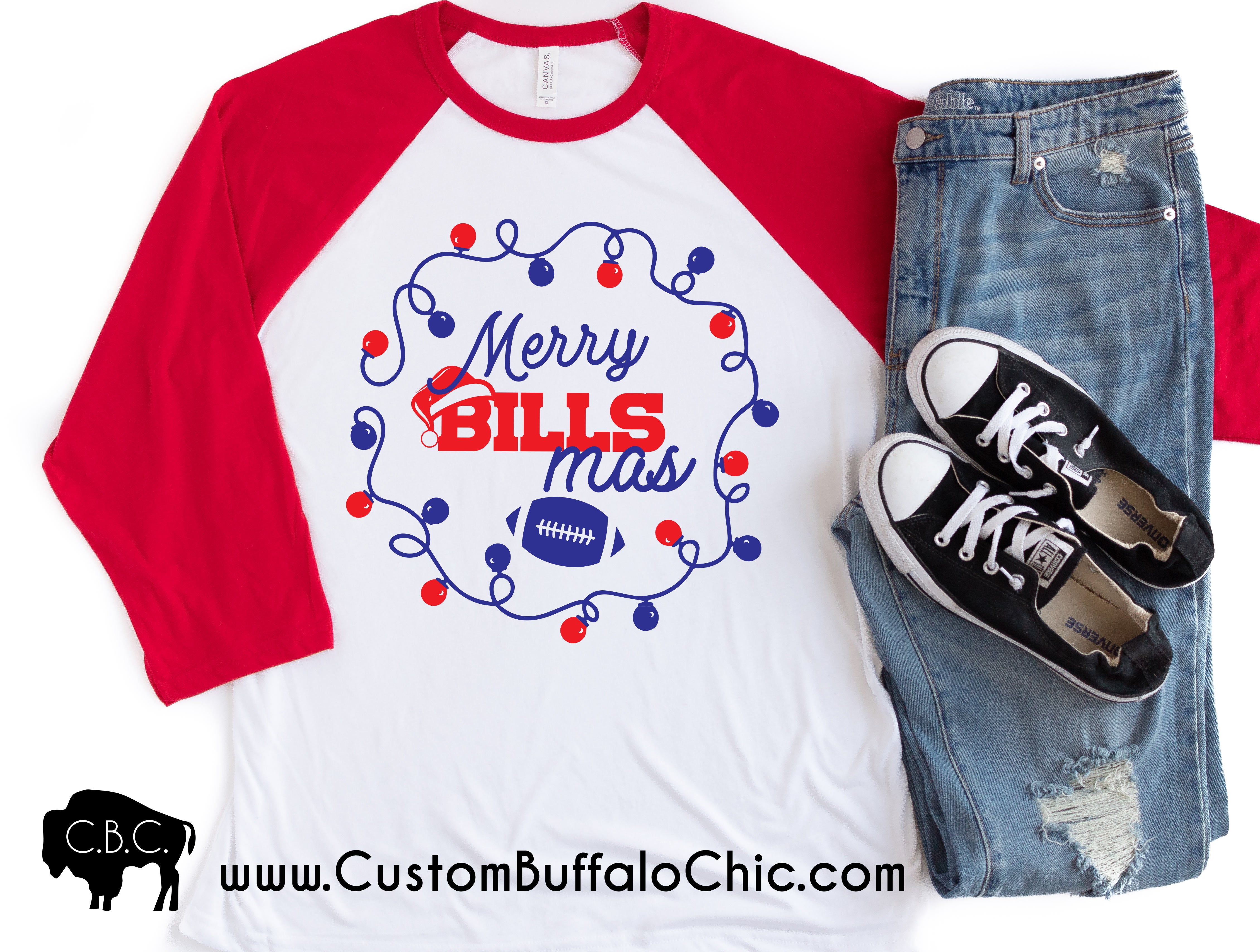 Buffalo bills outlet christmas pajamas