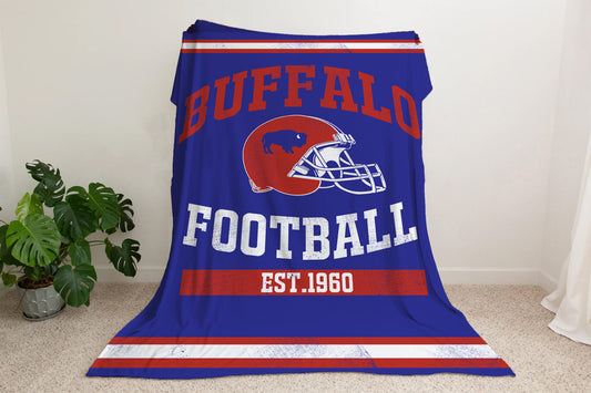 Buffalo Football oversized throw blanket