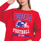 Buffalo Football red crop sweatshirt