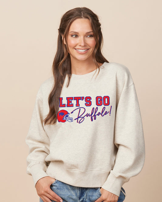 Buffalo Football crop sweatshirt