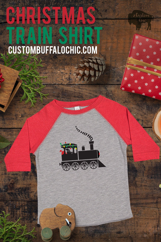 Christmas Train boys Christmas shirt